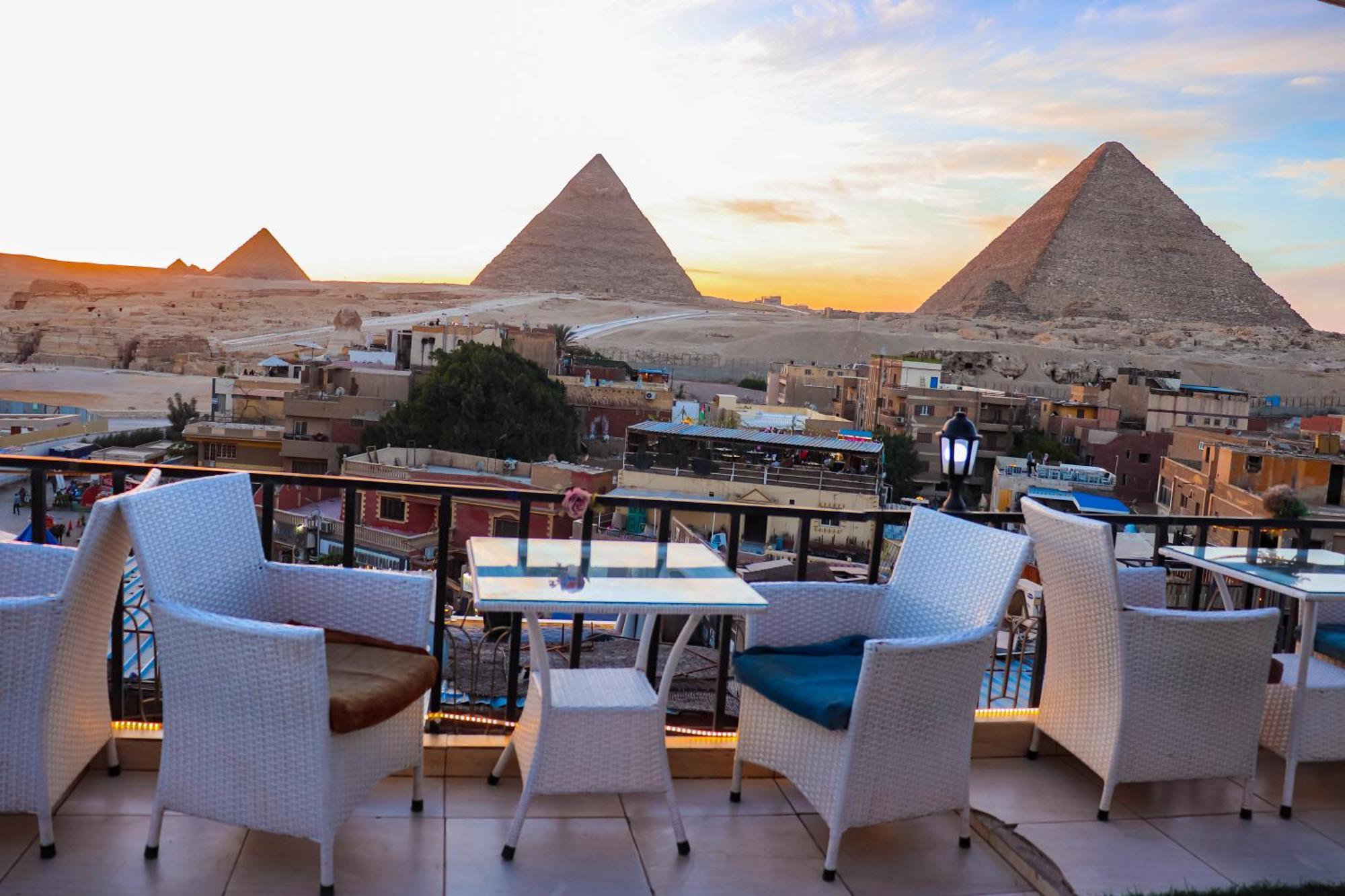 Golden Pyramids Inn Kafret el-Gabal 外观 照片