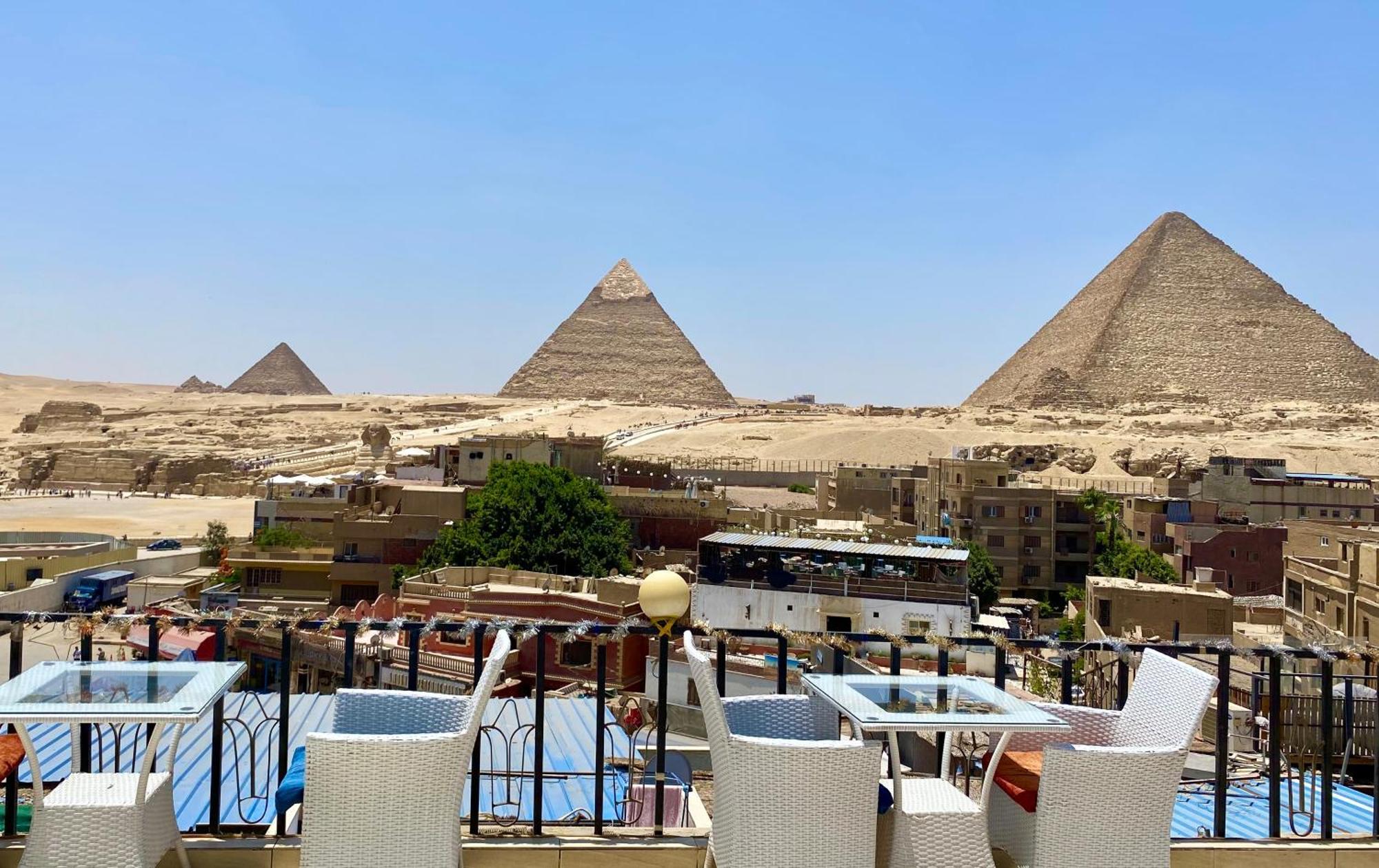 Golden Pyramids Inn Kafret el-Gabal 外观 照片